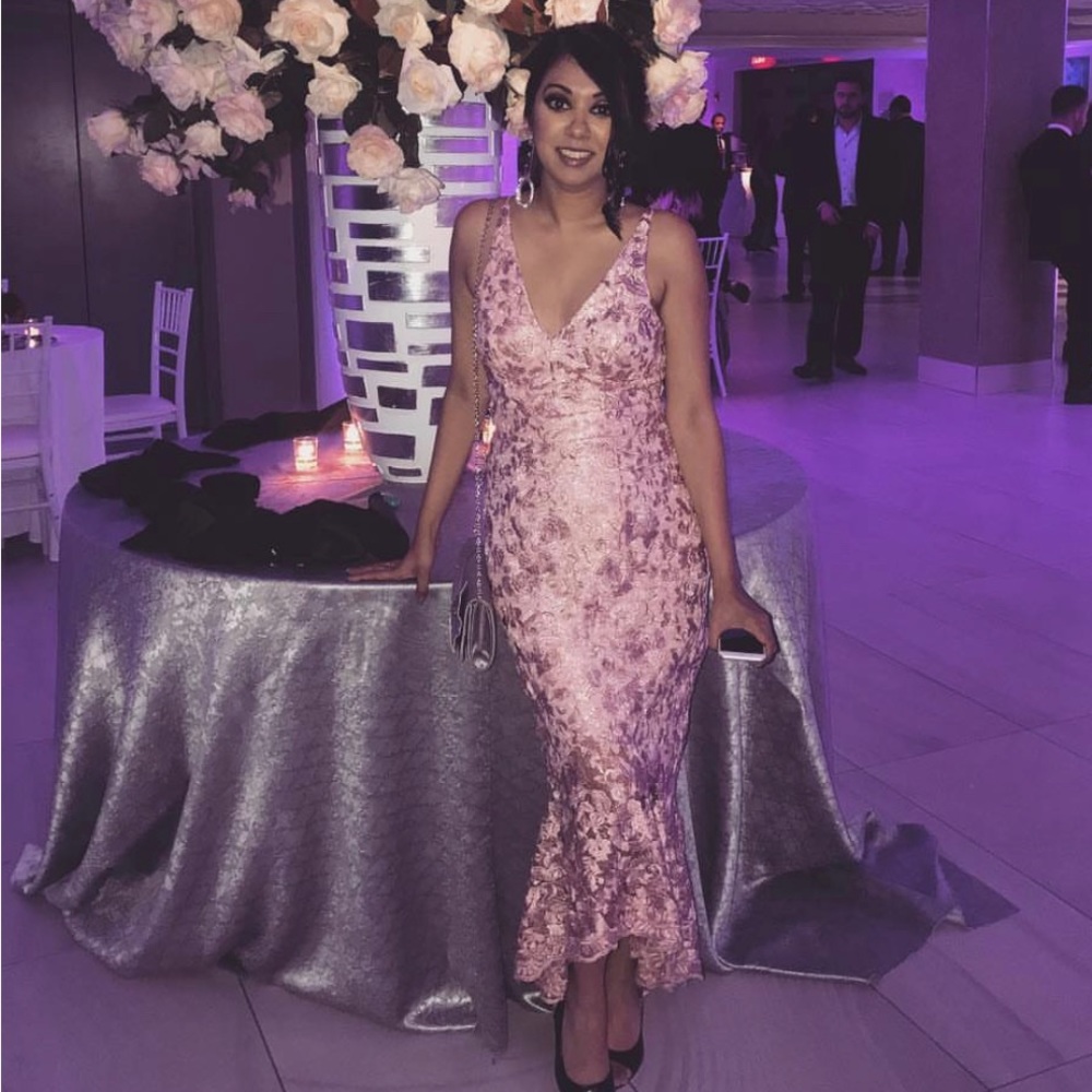Xscape Hi Lo Midi Dress